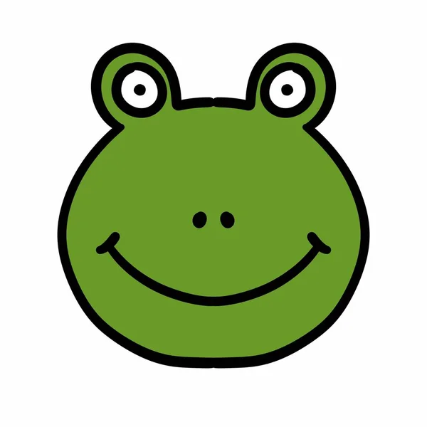 Frosch Symbol Symbol Illustration Illustration Für Den Persönlichen Und Kommerziellen — Stockfoto