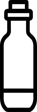 Şişe. Web simgesi basit illüstrasyon