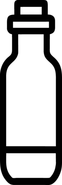 Bottle Web Icon Simple Illustration — Stock Photo, Image