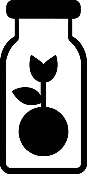 Ikona Sklenice Stylu Osnovy — Stock fotografie