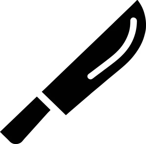 Ikona Nože Bílém Pozadí Ilustrace — Stock fotografie
