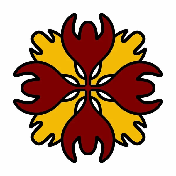 Квітка Прикраса Ізольована Ікона Дизайн Ілюстрації — стокове фото