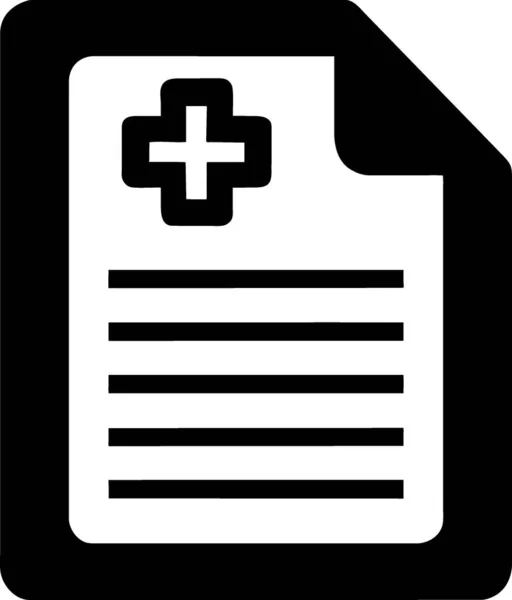 医療シンボルアイコン アウトラインスタイルのクリップボード — ストック写真