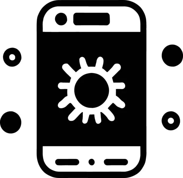 Kunst Mobiele Telefoon Eenvoudig Ontwerp — Stockfoto