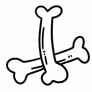 beyaz arkaplanda çizgi film karakteri