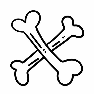 beyaz arkaplanda çizgi film karakteri