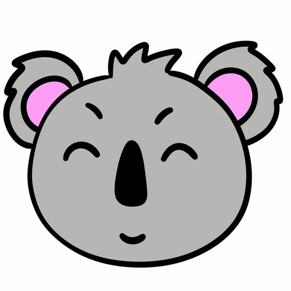 Illustrazione Simpatico Orso Cartone Animato — Foto Stock