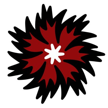 Çiçek dekorasyon ikonu. Ağ için çiçek simgelerinin basit illüstrasyonu