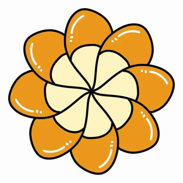 Ikona Kwiatów Zarys Ilustracji Ikon Kwiatów Dla Web — Zdjęcie stockowe