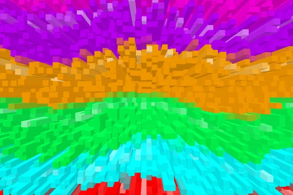 Illustration Abstrakter Geometrischer Farbenfroher Muster Für Hintergrund — Stockfoto