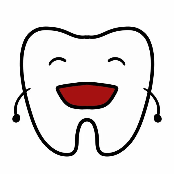 Zahnpflege Ikone Illustration Design — Stockfoto