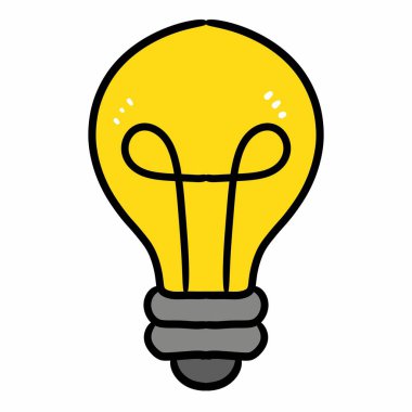 Ampul simgesi, anahat stili