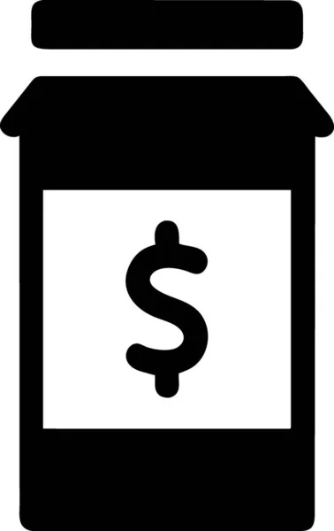 Bag Money Finance Icon — Stock Photo, Image