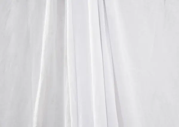 close up white curtain texture background.