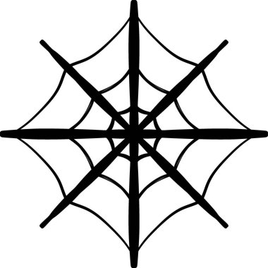 Cadılar Bayramı örümcek simgesi çizimi