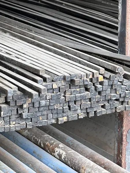 Stahlstange Für Stahl Stockbild