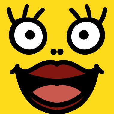 resim sevimli yüz çizgi film arkaplanı