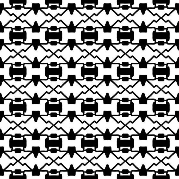 seamless pattern. abstract geometric background. black and white texture with repeating elements.