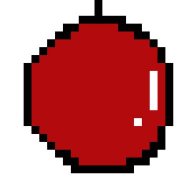 kırmızı böğürtlen karikatürü, pikseller