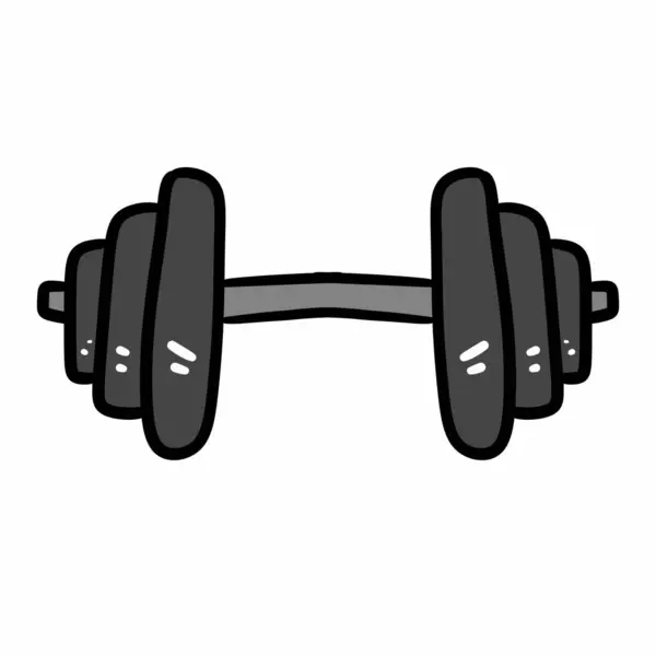 lifting bell gym equipment icon illustration design