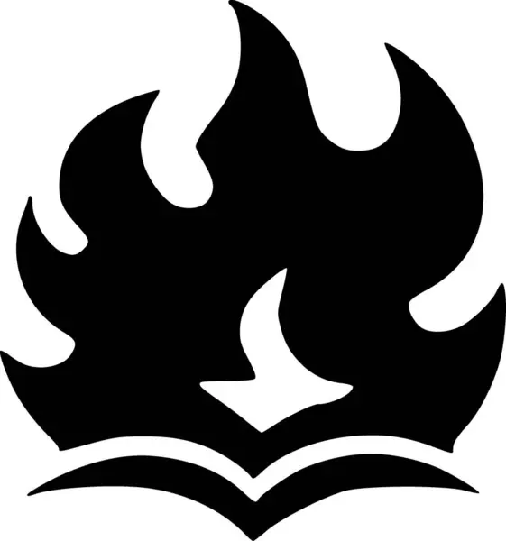fire flames icon on white background