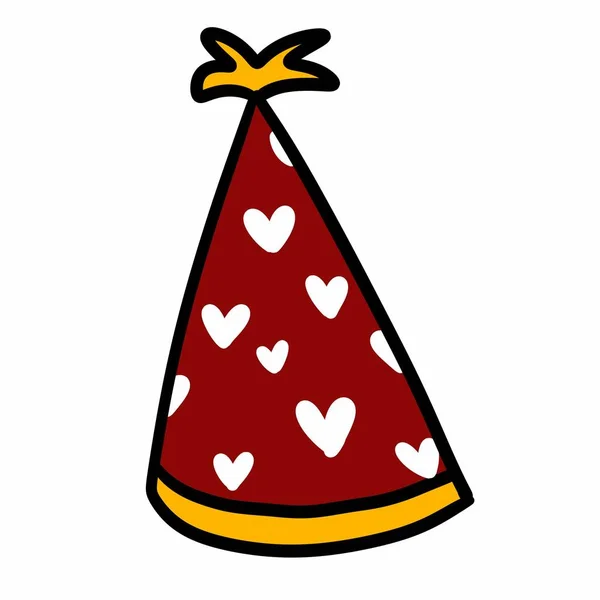 hearts and hat cartoon illustration