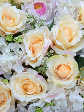 Güzel çiçek demeti kumaş