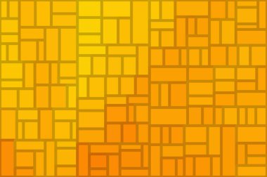 Sarı karelerin soyut arkaplanı