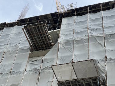 Tayland şehrinde inşaat alanı