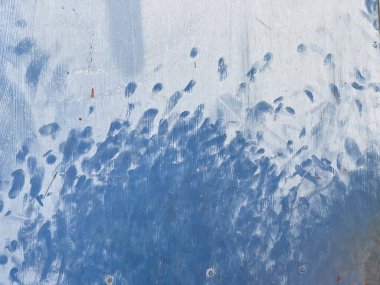 soyut grunge arkaplan, çatlaklı mavi metal dokusu