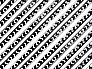 Beyaz süs eşyalarının soyut unsurlarıyla sanat desenleri. tasarımınız için siyah ve beyaz arkaplan