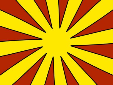 Soyut arkaplanın kırmızı ve sarı rengi