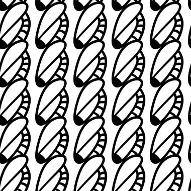 Elle çizilmiş karalama desenli kusursuz bir arkaplan.