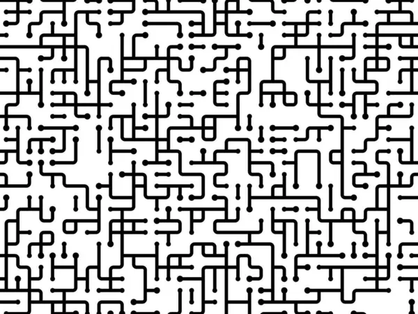 a black and white maze pattern with a white background