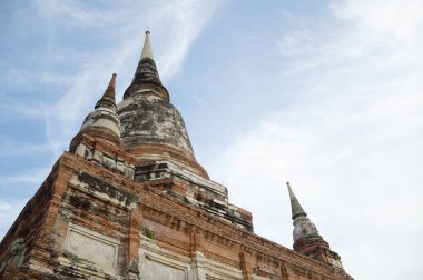 Genel cazibe Wat Yai Chai Mongkol Budist Tapınağı Ayutthaya, Tayland