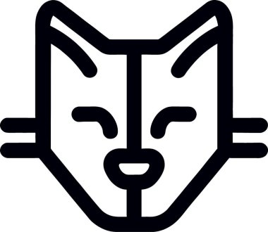 Kurt. Web simgesi basit illüstrasyon