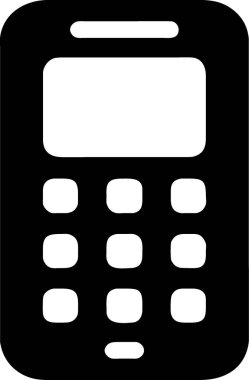 Hesap makinesi. Web simgesi basit illüstrasyon