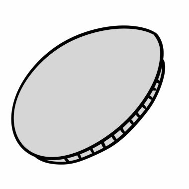 beyaz arkaplanda çember şekli