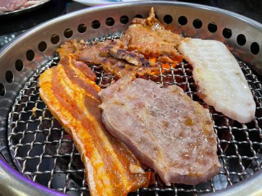 soba üzerinde ızgara et