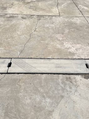 metin için kopyalama alanı olan gri beton zemin arkaplanı