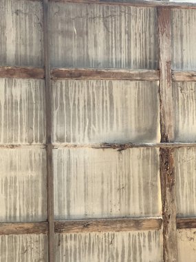 Doğal desenli eski gri ahşap duvar arka planı