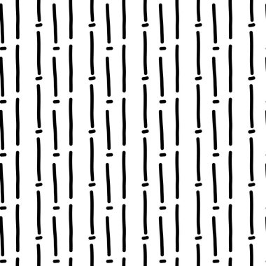 Soyut elementlerle kusursuz siyah ve beyaz geometrik desen