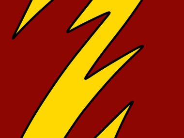 sanat yıldırımı desenli arkaplan çizimi