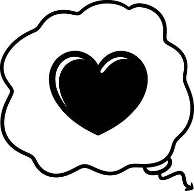 kalp romantik ikonu sever.