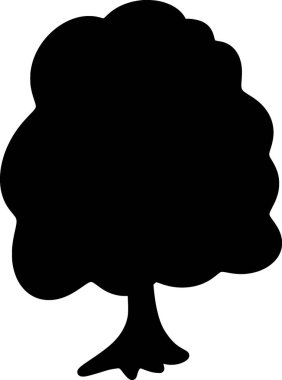 Ağaç. Web simgesi basit illüstrasyon