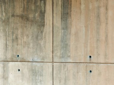 Yol köprüsünün altında eski beton duvar dokusu