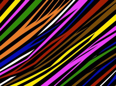 Renkli çizgileri olan güzel desen