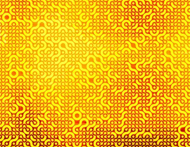 Soyut Geometrik Desen Sanat Çizimi