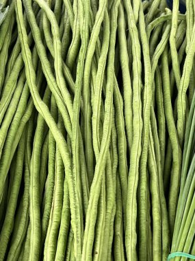 Markette yeşil fasulye