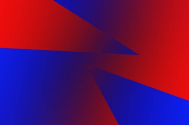 Soyut şablon arkaplanının kırmızı ve mavi rengi